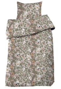 Påslakanset Barn Skogsliv Beige 150x210cm Redlunds