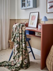 Redlunds Skogsliv Pläd 130x150cm Grön