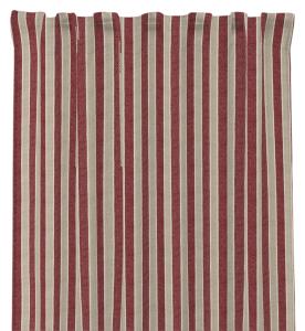 Redlunds Smedjebacken Gardin Röd 120x250cm 2-Pack