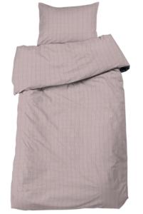 Satin Påslakanset Rutigt Rosa Redlunds Square 150x210cm