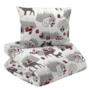 Julpåslakan Vit Spjälsäng Redlunds Vintertid 100x130cm