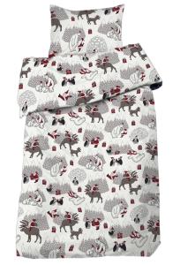 Julpåslakan Vit Spjälsäng Redlunds Vintertid 100x130cm