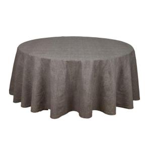 Rund Duk Eden Grå Ø180cm Fondaco