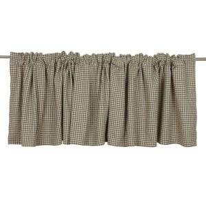 Rutig Gardinkappa Fondaco Mette Grön 55x250cm