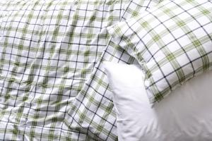 Påslakanset Rutigt Grön Lord Nelson Fisketorp 150x210cm