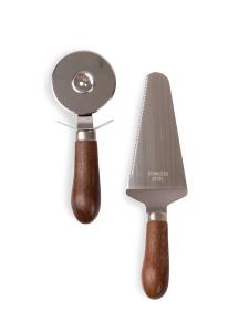 Sagaform Astrid Pizza/Pajset Brun 2-Pack