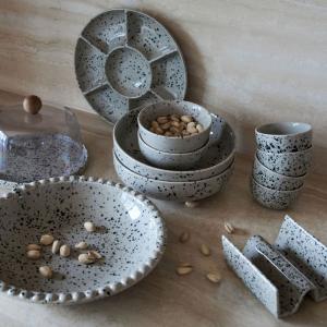 Sagaform Ditte Ostkupa Grå/Svart