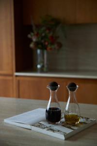 Sagaform Nature Olja/Vinägerflaska Med Korkkula 2-pack