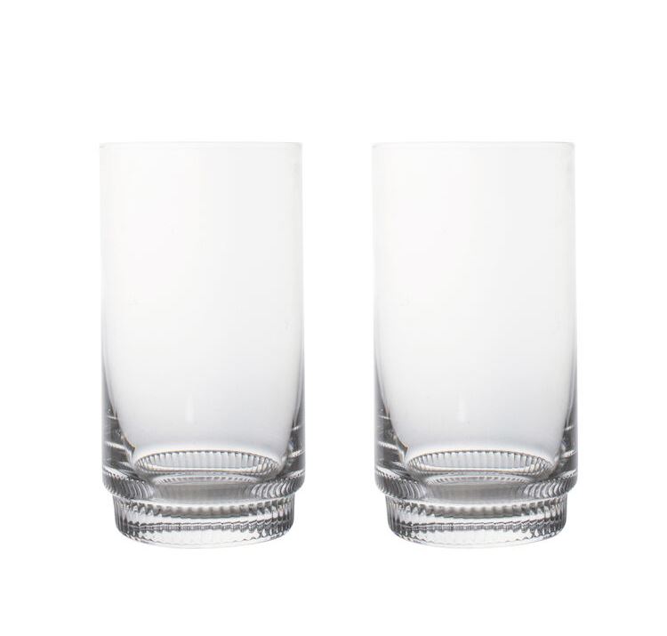 Sagaform Saga Tumblerglas Hög Klar 2-Pack at lavanille