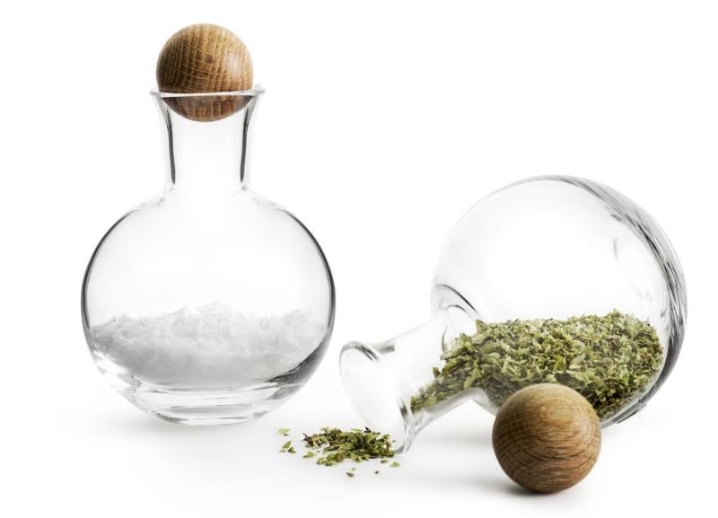 Sagaform Nature Serveringsset med Ekkork 2-pack at lavanille