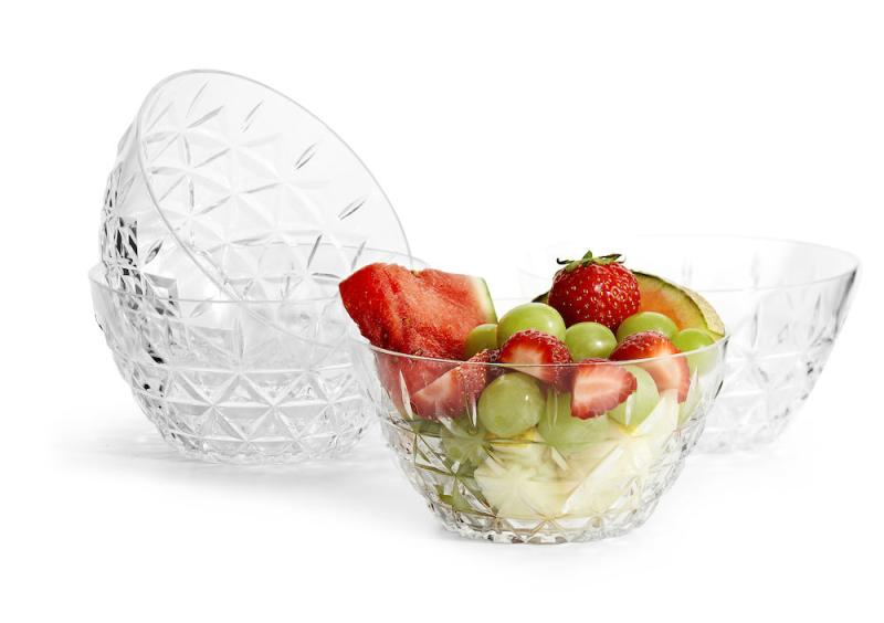 Skål Picknick Sagaform Transparent 4-Pack at lavanille