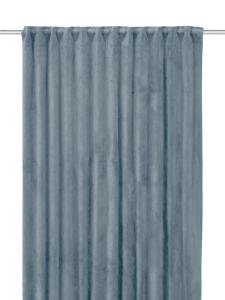Sammetsgardin Estelle Denimblå 2-Pack 135x280cm Svanefors