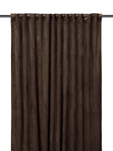 Sammetsgardin Estelle Mocca 2-Pack 135x280cm Svanefors