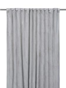 Sammetsgardin Estelle Silver 2-Pack 135x280cm Svanefors