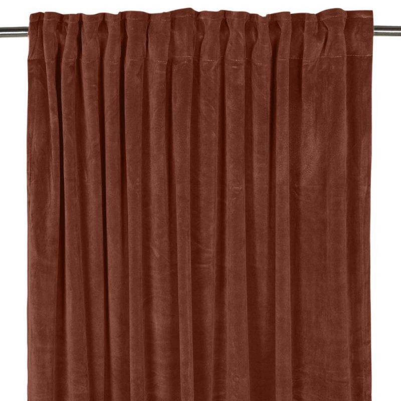 Sammetsgardin Fondaco Esther Rost 2-Pack 135x300cm at lavanille