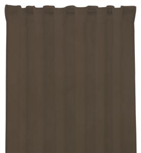 Sammetsgardin Redlunds Brun 140x260cm 2-Pack