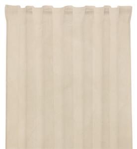 Sammetsgardin Redlunds Ecru 140x260cm 2-Pack