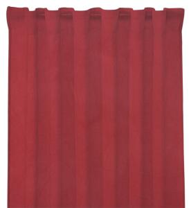 Sammetsgardin Redlunds Röd 140x260cm 2-Pack