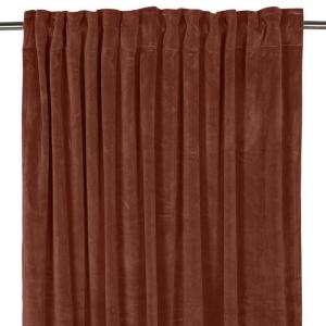 Sammetsgardin Rost Fondaco 2-Pack Esther 135x250cm