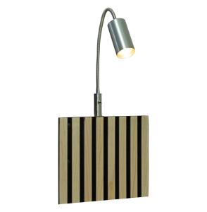 Sänglampa Aneta Lighting Hugin Stål 30cm
