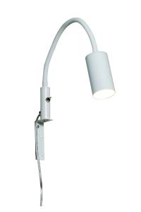 Sänglampa Hugin Vit 30cm Aneta Lighting