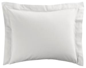 Satin Örngott Borganäs of Sweden Med Vinge Vit 50x60cm