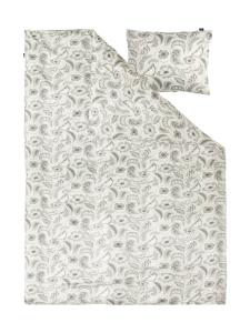 Satin Påslakanset Paisley Gillanda Beige 150x210cm Kosta Linnewäfveri