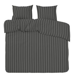Satin Påslakanset Dubbelsäng Nina Royal Mirage Mörkgrå 220x210cm