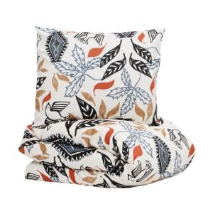 Satin Påslakanset Erikstad Beige 150x210cm Kosta Linnewäfveri