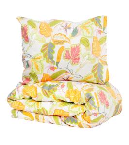 Satin Påslakanset Kosta Linnewäfveri Brunnberg Sand 150x210cm