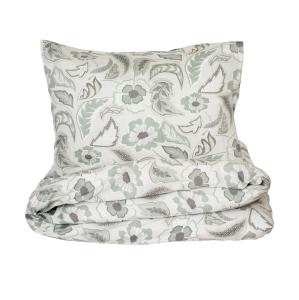 Satin Påslakanset Dubbeltäcke Kosta Linnewäfveri Gillanda Beige 230x220cm