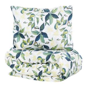 Satin Påslakanset Kosta Linnewäfveri Stale Vit 150x210cm