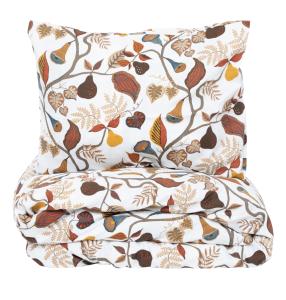 Satin Påslakanset Kosta Linnewäfveri Svanskog Beige 150x210cm