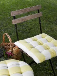 Sittdyna Svanefors Louise Gul 40x40cm