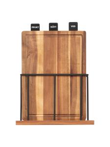 Skärbräda Orrefors Jernverk Trä Brun 3 delar 30x22cm