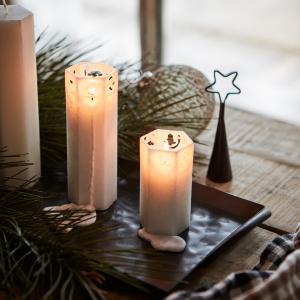 Spindelvävsljus Vit 10cm Affari of Sweden