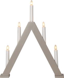 Star Trading Albo Adventsljusstake Beige 41cm