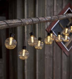 Star Trading Ljusslinga Utomhus Archy Svart 3,6m