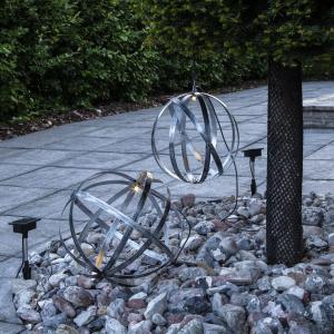 Star Trading Astri Solcellsdekorationen Silver 25cm