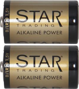 Star Trading Batteri D 1,5V Power Alkaline
