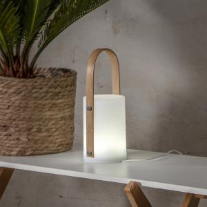 Lykta Vit Batteri IP44 Star Trading Lisa 26cm