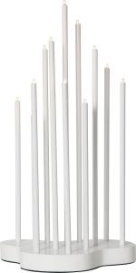 Star Trading Buzz Adventsljusstake Vit 12L 43cm