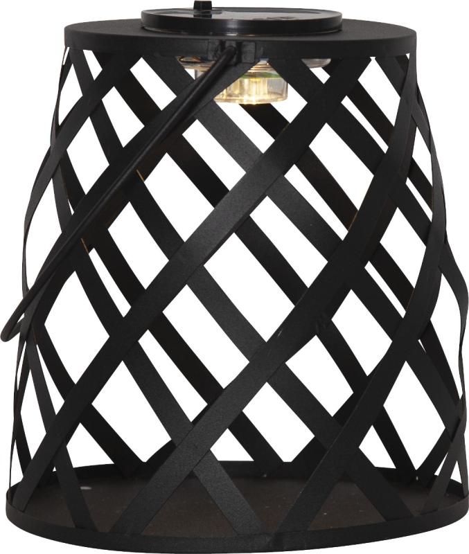 Star Trading Calabria Solcellslykta Svart 20cm at lavanille