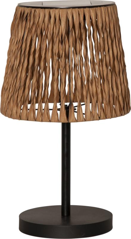 Bordslampa Solcell Brun Star Trading Cesta 48cm at lavanille