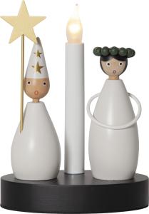 Star Trading Christmas Joy Ljusstake Lucia Vit