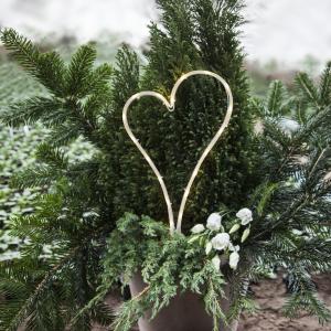 Star Trading Decorationheart Gravljus Vit