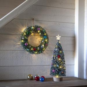 Star Trading Decorini Dekorationsträd Batteri Grön 31cm