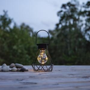 Star Trading Eddy Solcellsdekoration Svart