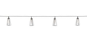 Star Trading Ljusslinga Solcell Svart Eddy 1,8m