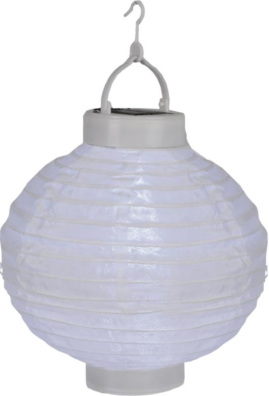 Star Trading Festival Solcell Papperslykta Vit at lavanille